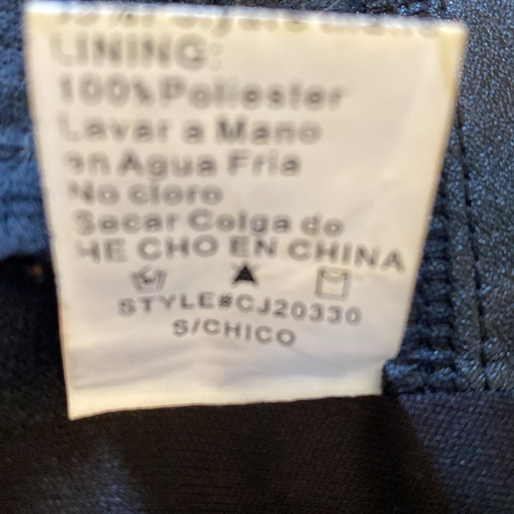 Windsorfaux leather motorcycle black jacket size S - Picture 7 of 8